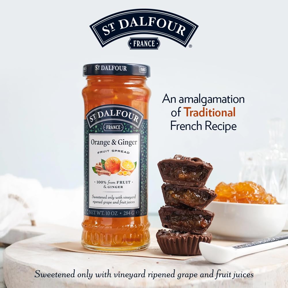 Orange & Ginger Fruit Spread 284g - Eco Natural Products - St Dalfour - Fruit Spread