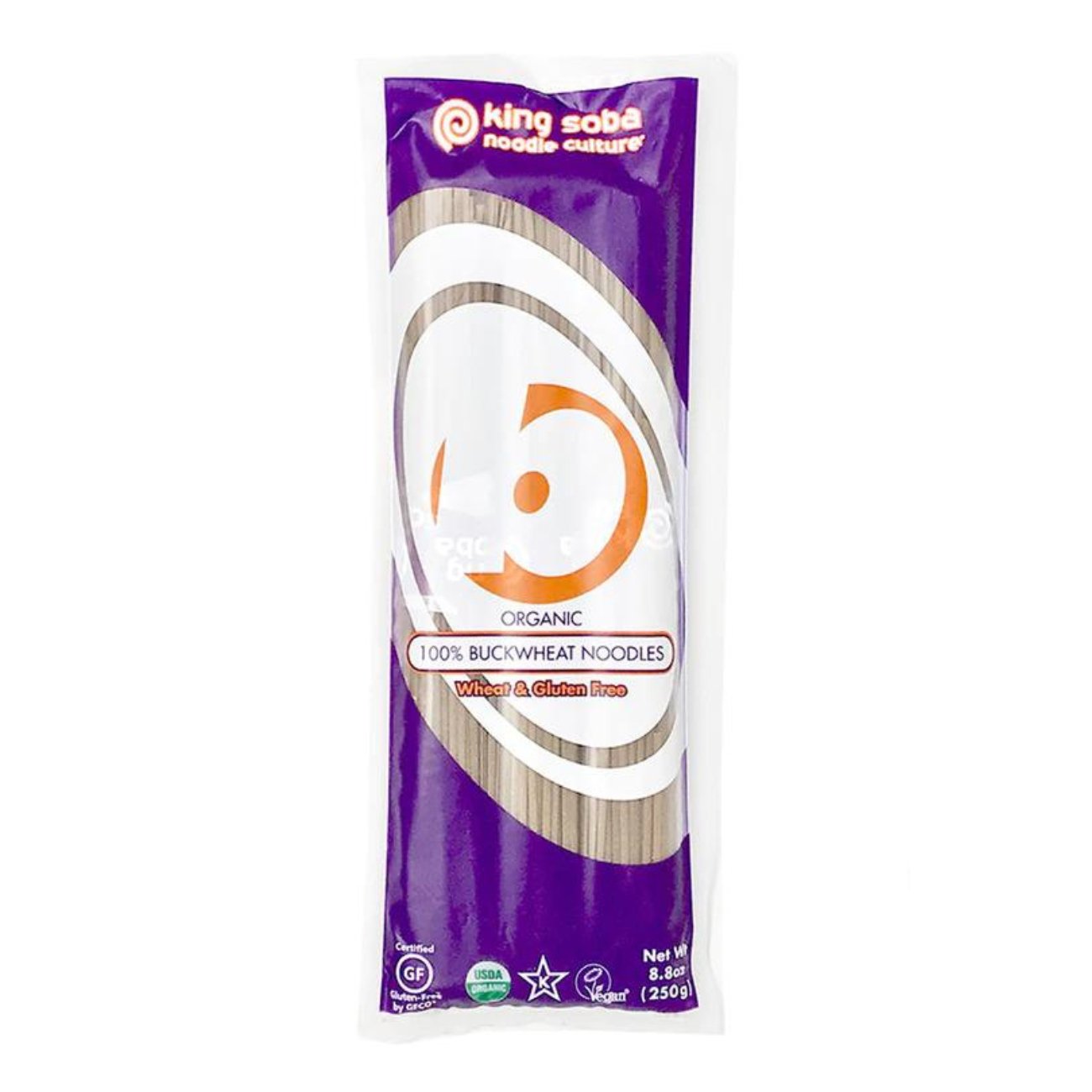 Organic 100% Buckwheat Noodles 250g - Eco Natural Products - King Soba - Pasta & Noodles