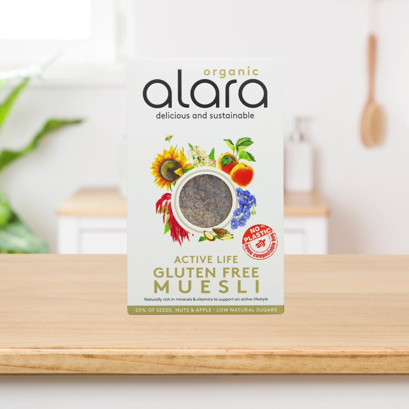 Organic Active Life Gluten Free Muesli 250g - Eco Natural Products - Alara - Muesli