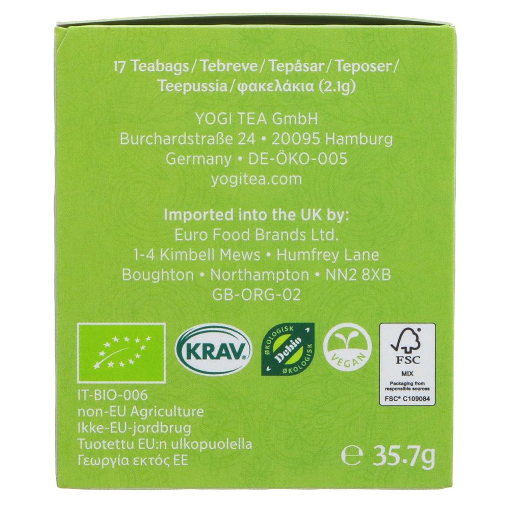 Organic Alkaline Herbs Tea 17 Bags - Yogi Tea - Tea - Eco Natural Products
