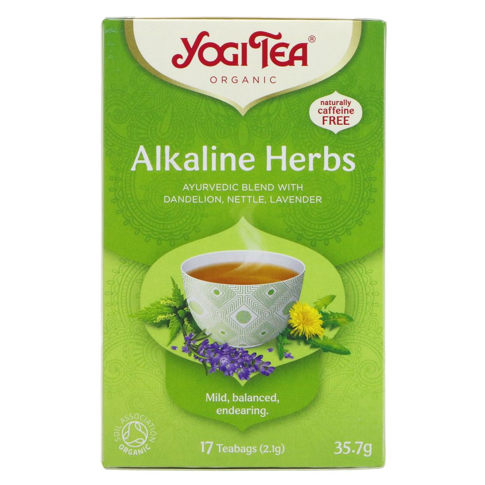 Organic Alkaline Herbs Tea 17 Bags - Yogi Tea - Tea - Eco Natural Products