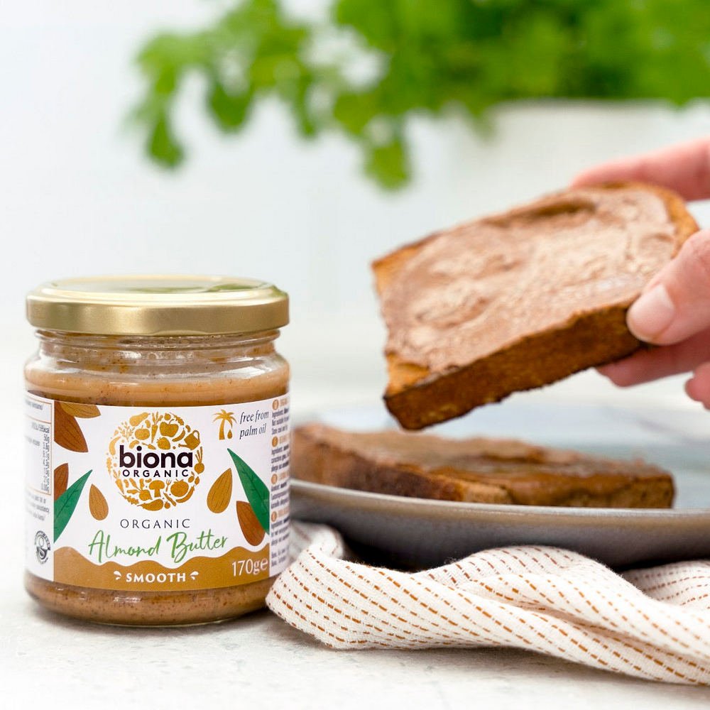 Organic Almond Butter 170g - Eco Natural Products - Biona - Spread