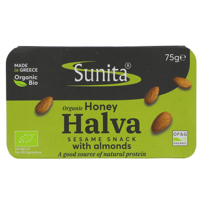 Organic Almond Honey Halva 75g - Sunita - Confectionary - Eco Natural Products