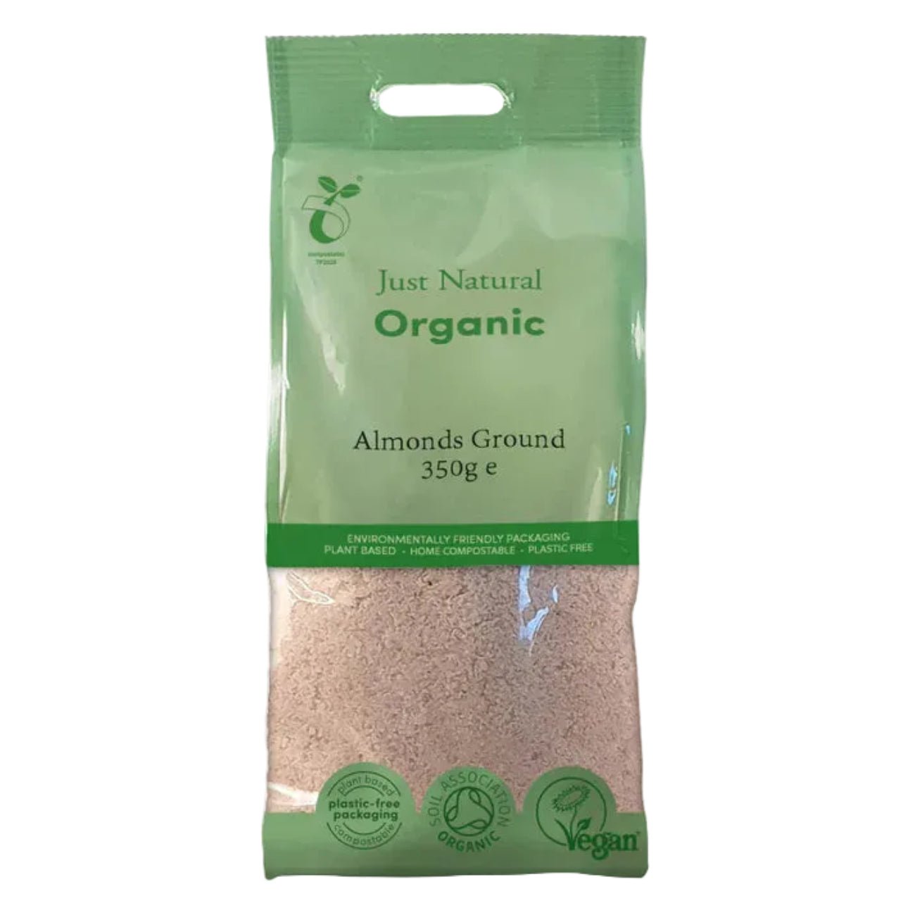 Organic Almonds Ground 350g BBE 08.10.2025 - Just Natural Organic - Nuts - Just Natural Organic