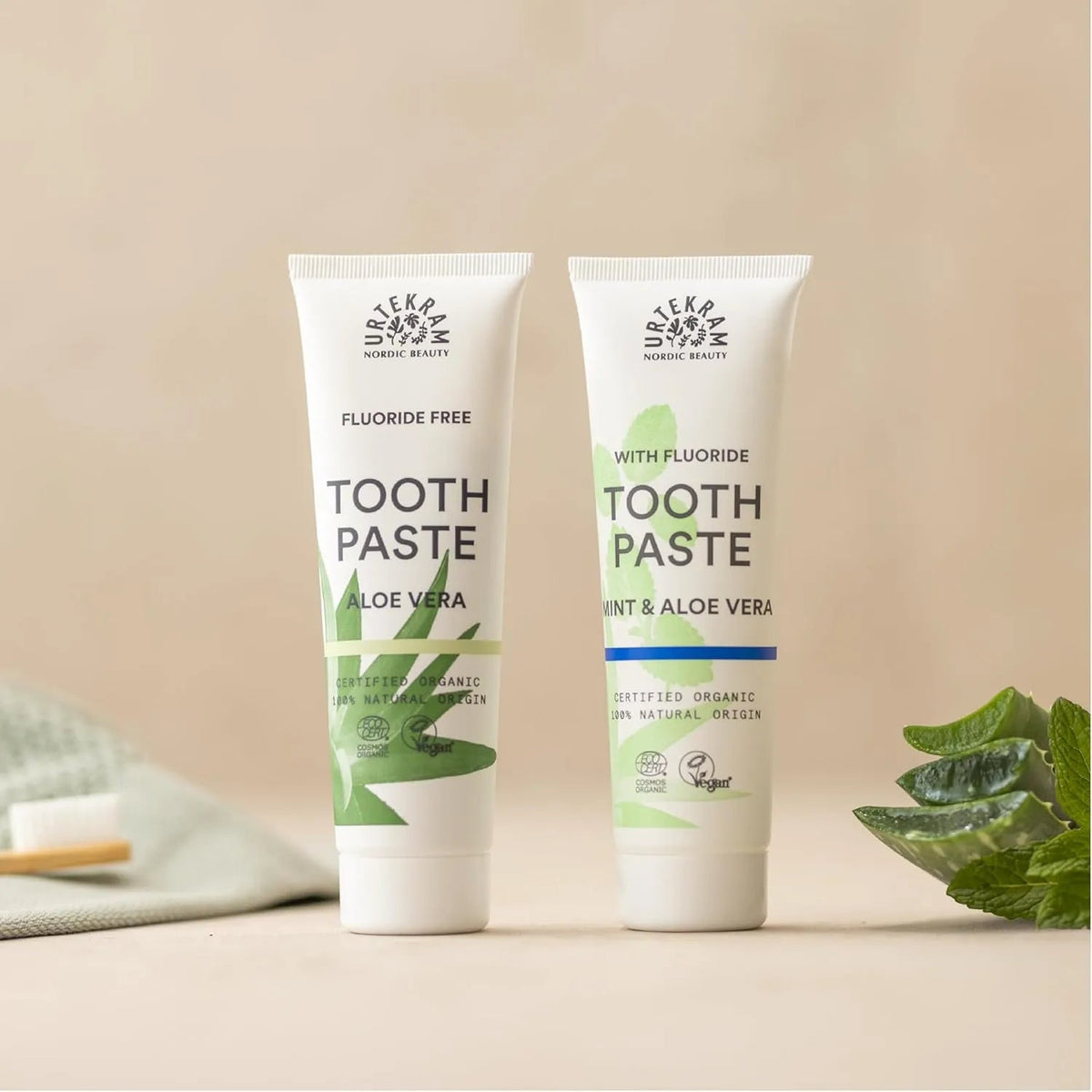 Organic Aloe Vera Toothpaste 75ml - Urtekram - Toothpaste - Urtekram