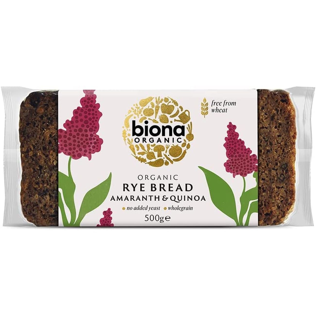 Organic Amaranth & Quinoa Rye Bread 500g - Eco Natural Products - Biona - Rye Bread