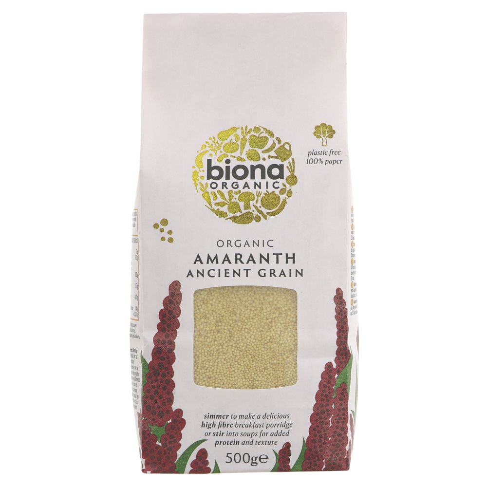 Organic Amaranth Supergrain 500g - Eco Natural Products - Biona - Grain