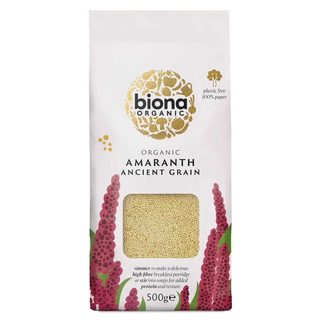 Organic Amaranth Supergrain 500g - Eco Natural Products - Biona - Grain