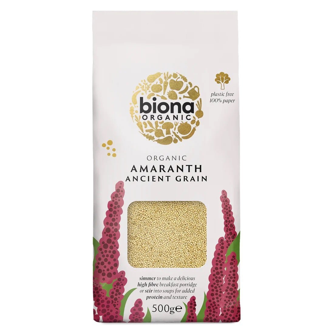 Organic Amaranth Supergrain 500g - Biona - Grain - Eco Natural Products