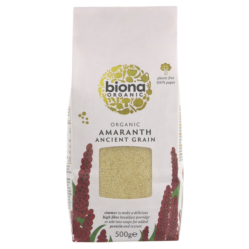Organic Amaranth Supergrain 500g - Biona - Grain - Eco Natural Products