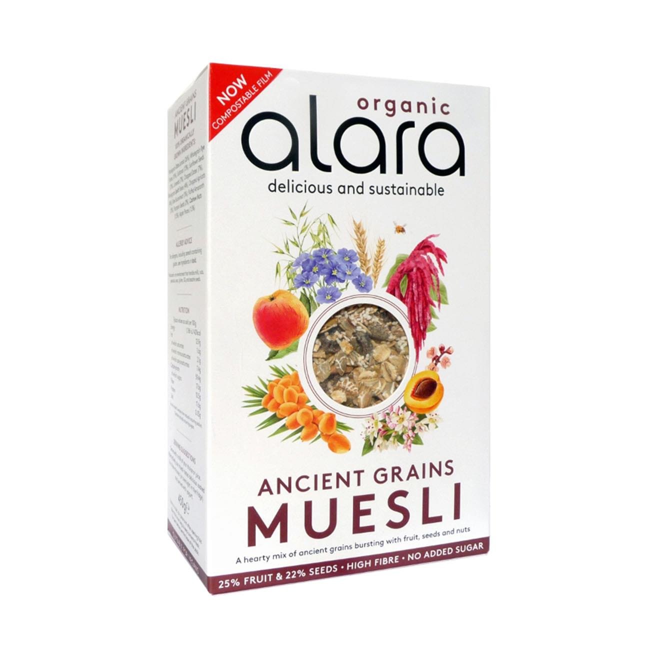 Organic Ancient Grains Muesli 450g - Alara - Muesli - Eco Natural Products