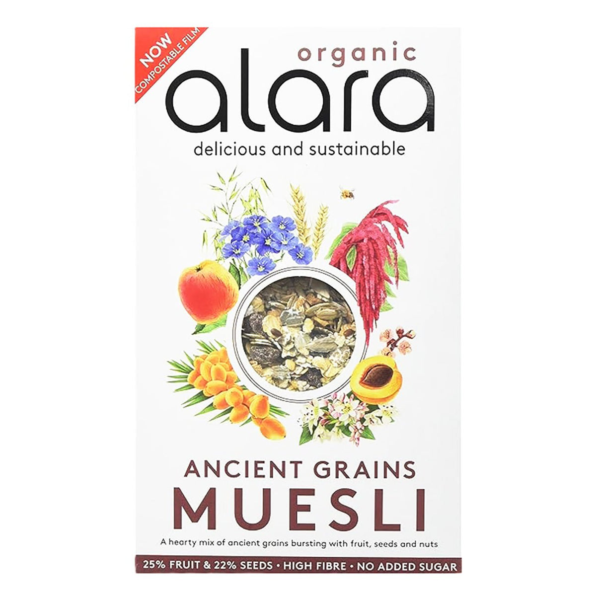 Organic Ancient Grains Muesli 450g - Alara - Muesli - Eco Natural Products