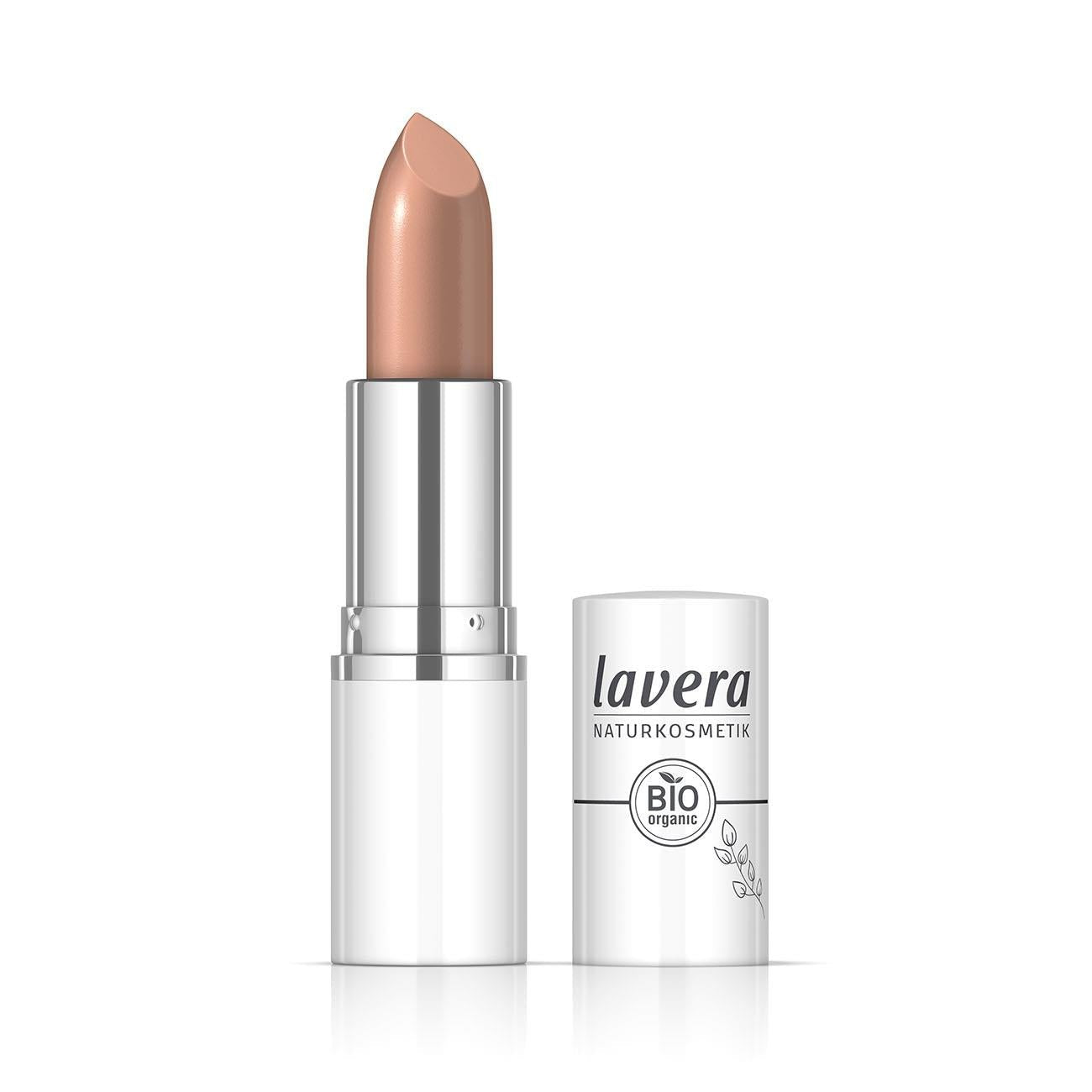 Organic Antique Brown 01 Cream Glow Lipstick 4.5g - Eco Natural Products - Lavera - Lipsticks