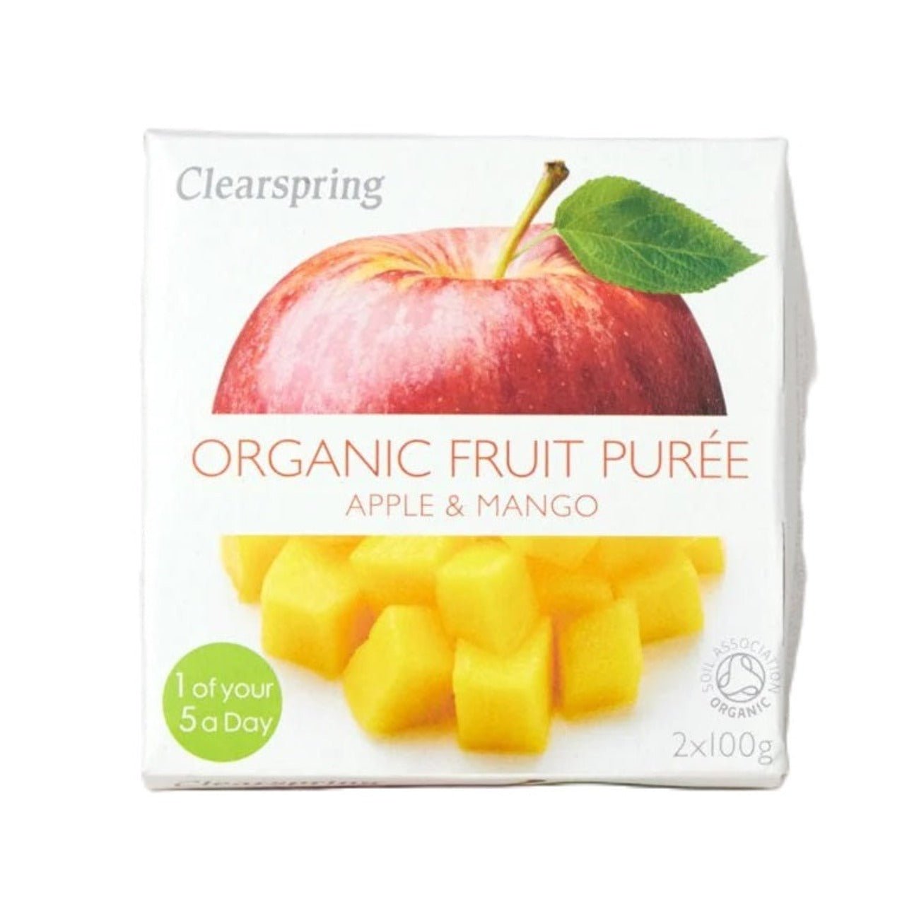 Organic Apple and Mango Fruit Puree 2x100g - Clearspring - Fruit Puree - Eco Natural Products