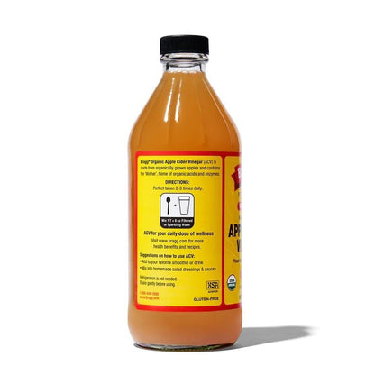 Organic Apple Cider Vinegar 473ml - Bragg - Vinegar - Eco Natural Products
