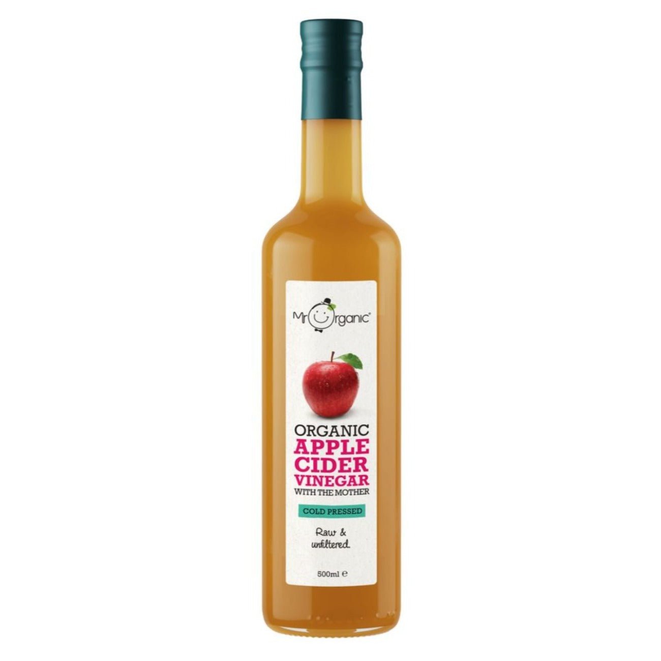 Organic Apple Cider Vinegar 500ml - Eco Natural Products - Mr Organic - Vinegar