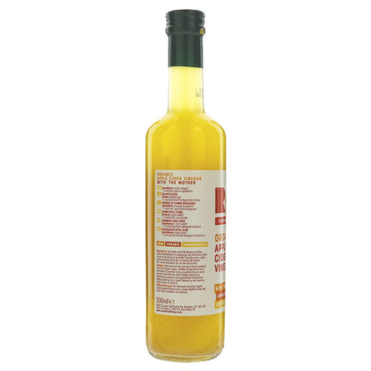 Organic Apple Cider Vinegar with the Mother 500ml - Raw Health - Vinegar - Eco Natural Products