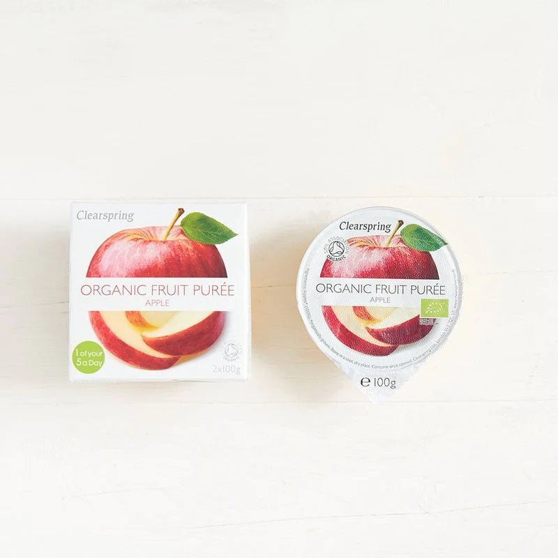 Organic Apple Fruit Puree 2x100g - Clearspring - Fruit Puree - Eco Natural Products