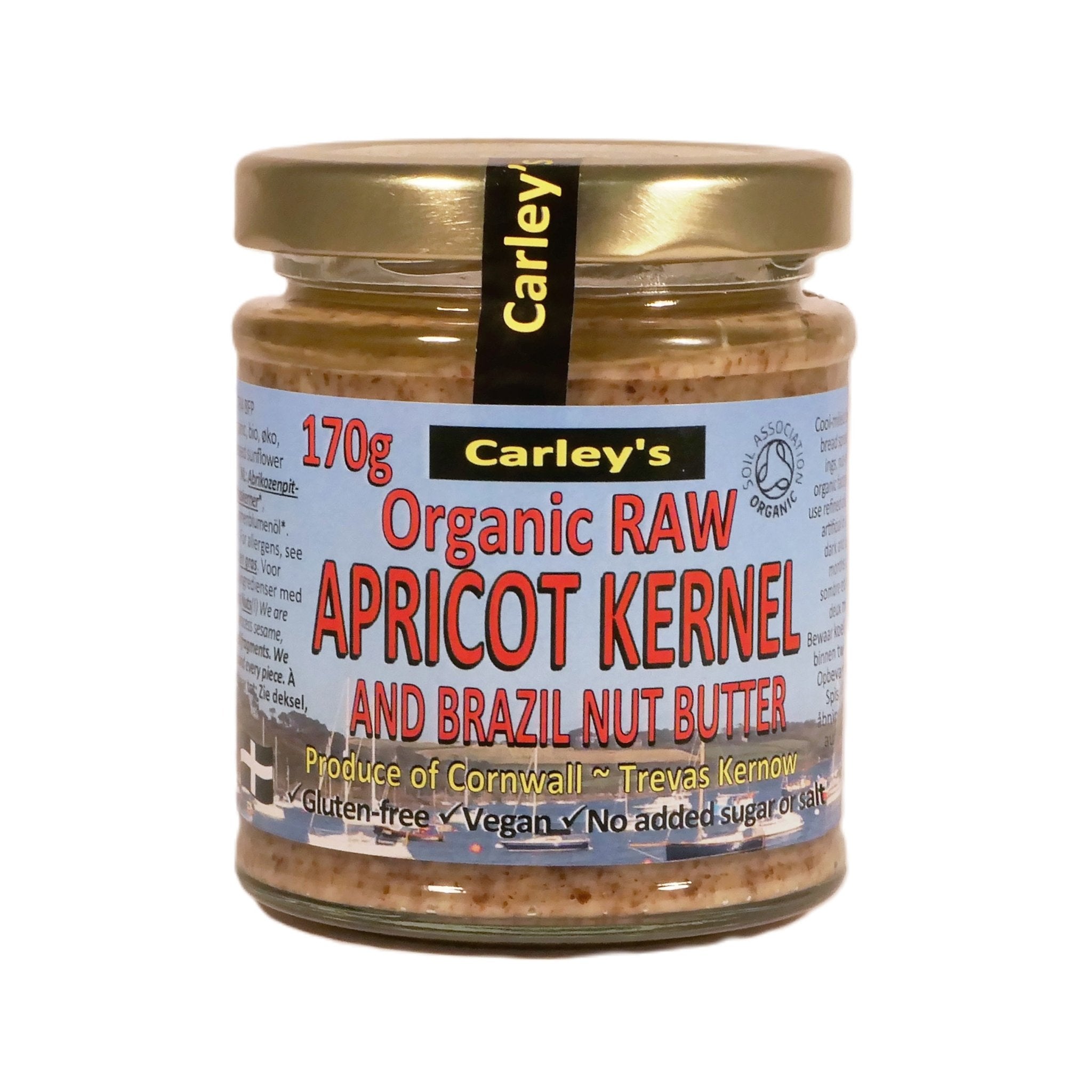 Organic Apricot Kernel Butter Vegan 170g - CarleyÂ´s - Spread - Eco Natural Products