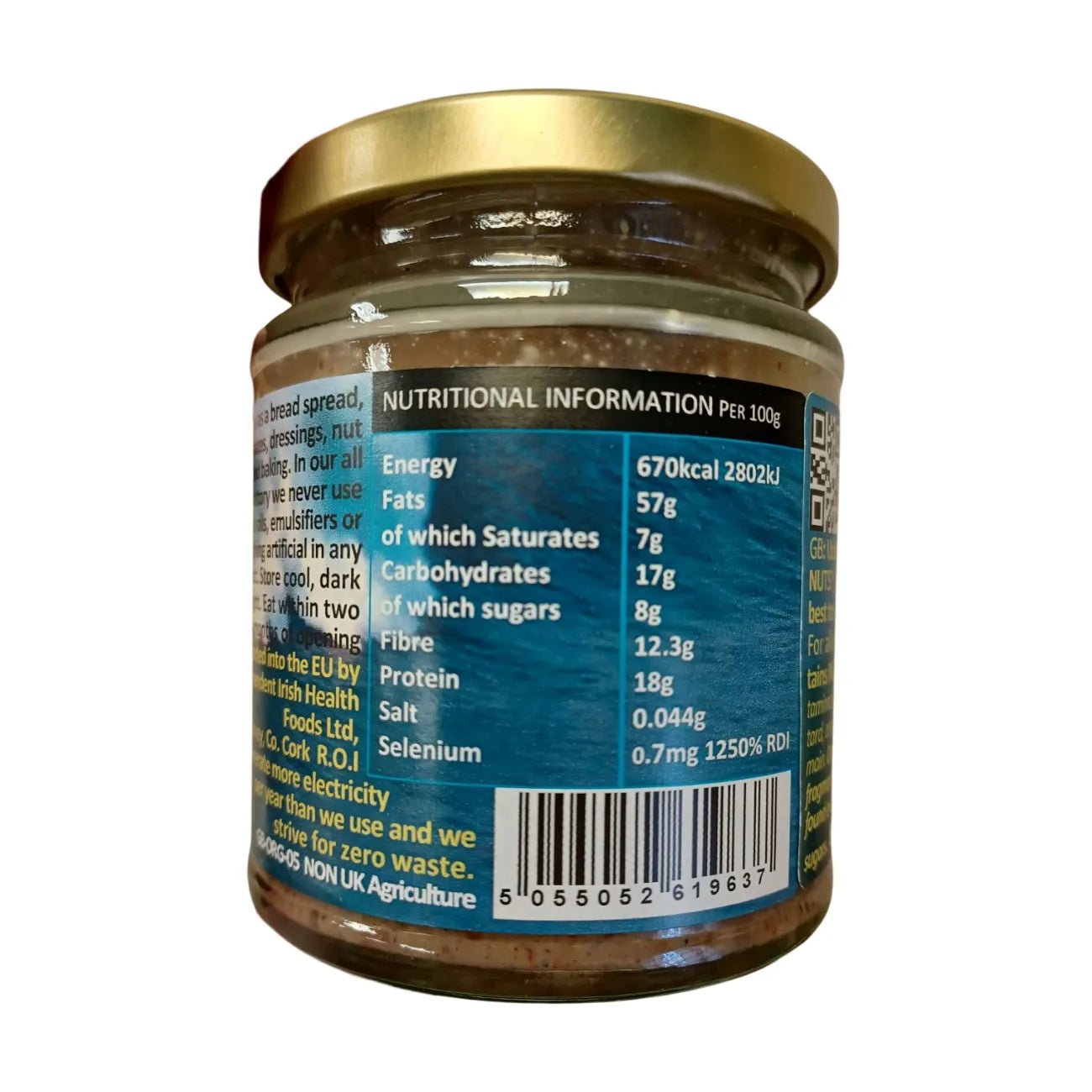 Organic Apricot Kernel Butter Vegan 170g - Carley´s - Nut Butters - Carley´s