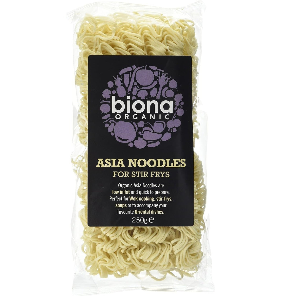 Organic Asia Style Quick Cook Noodles 250g - Biona - Pasta & Noodles - Eco Natural Products