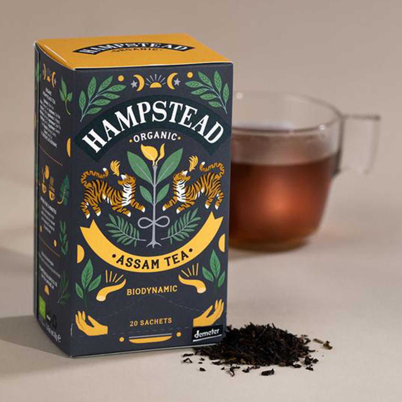 Organic Assam Black Tea 20 bags - Hampstead Tea - Black tea - Eco Natural Products