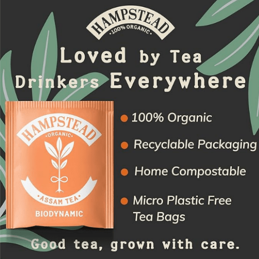Organic Assam Black Tea 20 Bags - Hampstead Tea - Black Tea - Hampstead Tea