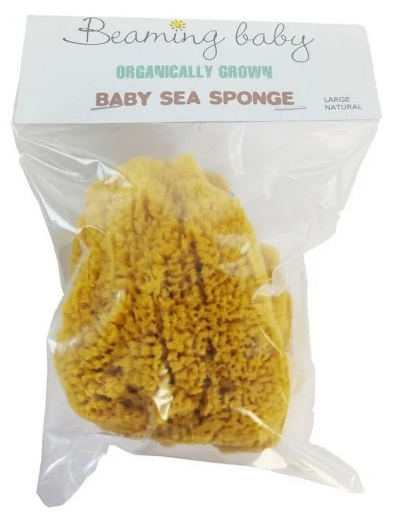 Organic Baby Sea Sponge Large [BLACK FRIDAY] - Eco Natural Products - Beaming Baby - Bath Sponges & Loofahs