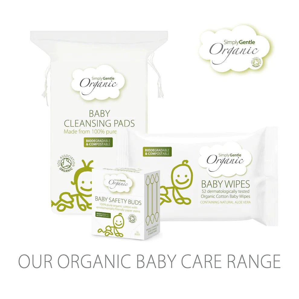 Organic Baby Wipes 52's - Simply Gentle - Baby Wipes - Eco Natural Products