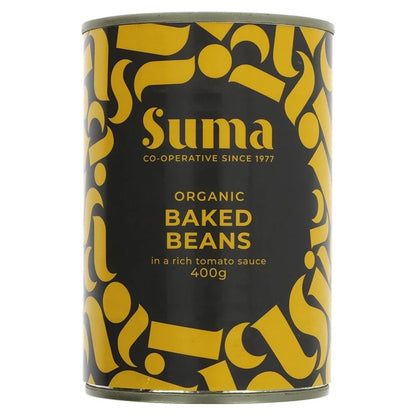 Organic Baked Beans 400g - Suma - Preserved Vegetables - Eco Natural Products