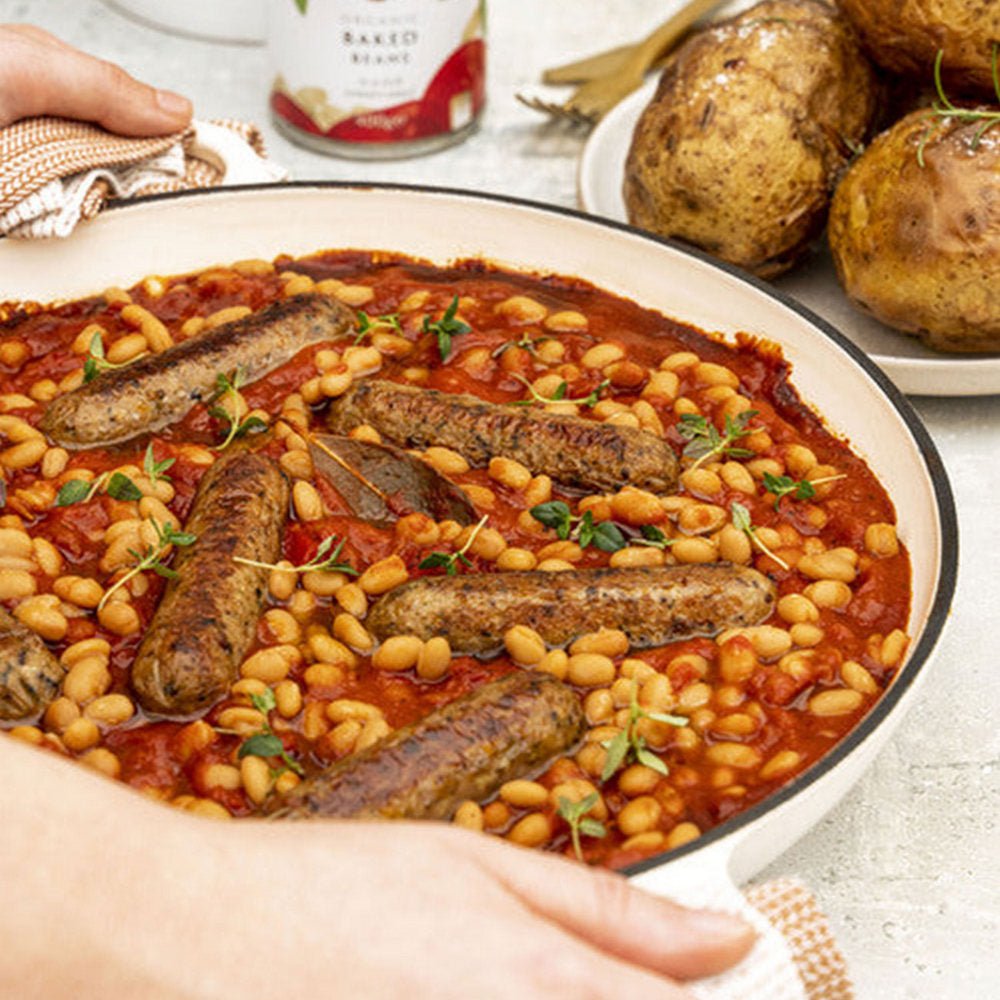 Organic Baked Beans in Tomato Sauce 420g - Biona - Beans - Eco Natural Products