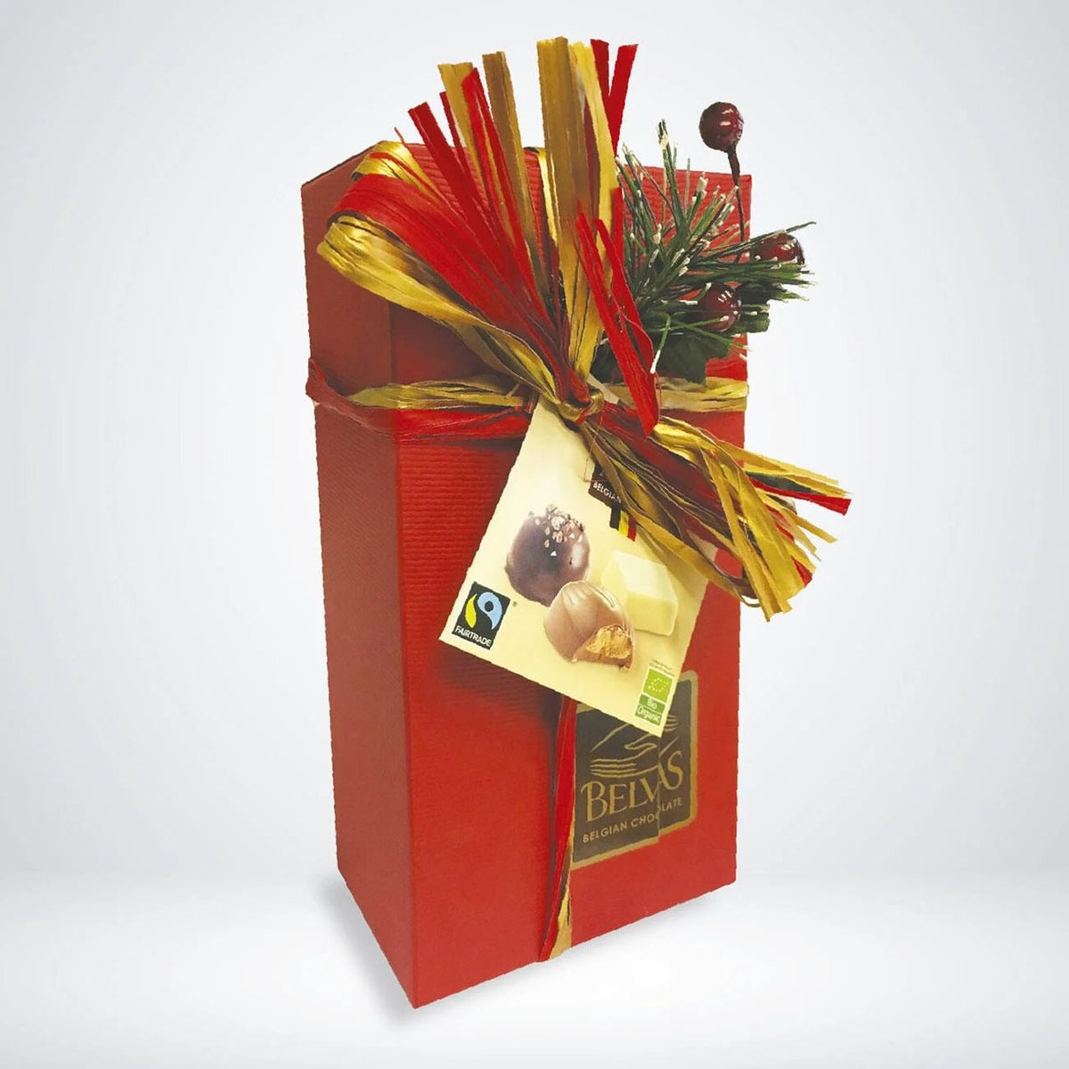 Organic Ballotin Chocolate Box Winter 200g - Belvas - Chocolates - Belvas