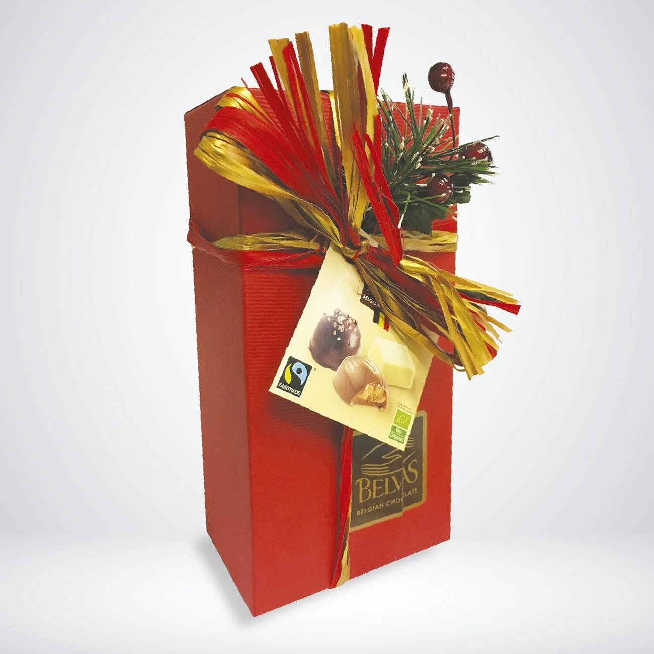 Organic Ballotin Chocolate Box Winter 200g - Belvas - Chocolates - Belvas