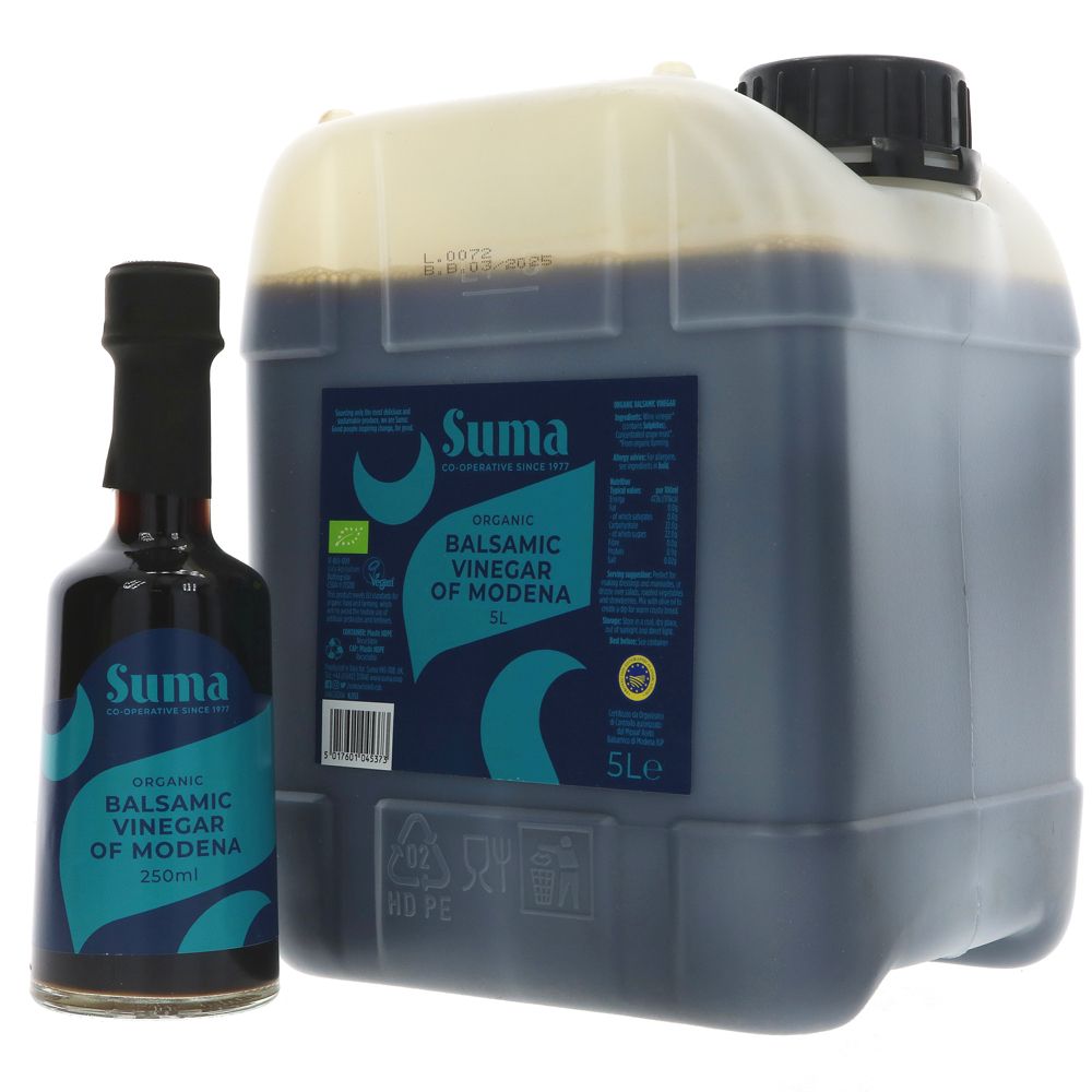 Organic Balsamic Vinegar Oak Aged 250ml - Suma - Balsamic Vinegar - Eco Natural Products