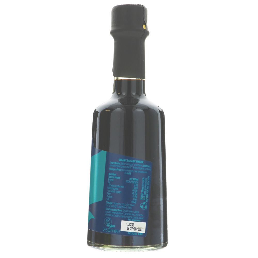 Organic Balsamic Vinegar Oak Aged 250ml - Suma - Balsamic Vinegar - Eco Natural Products