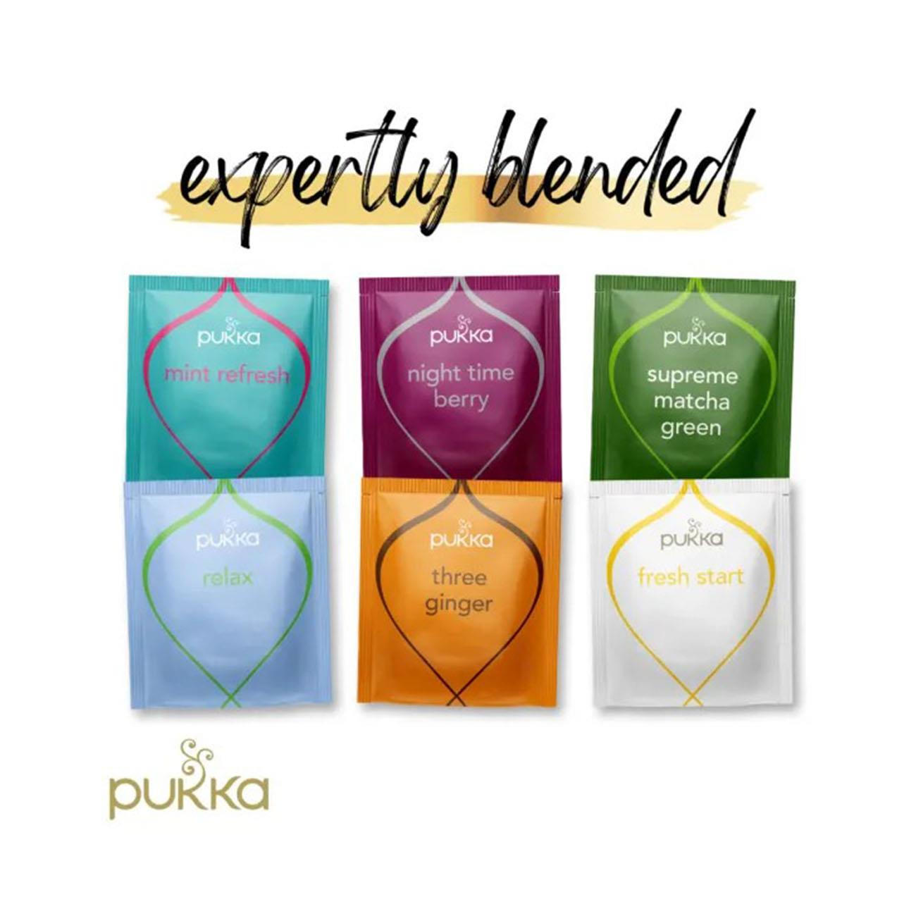 Organic Bamboo Chest Tea Discovery 42 sachets [BLACK FRIDAY] - Eco Natural Products - Pukka Herbs - Herbal Tea