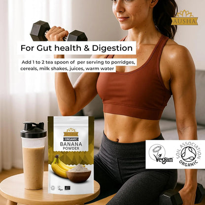 Organic Banana Powder 250g - Ausha - Herbs & Spices - Ausha