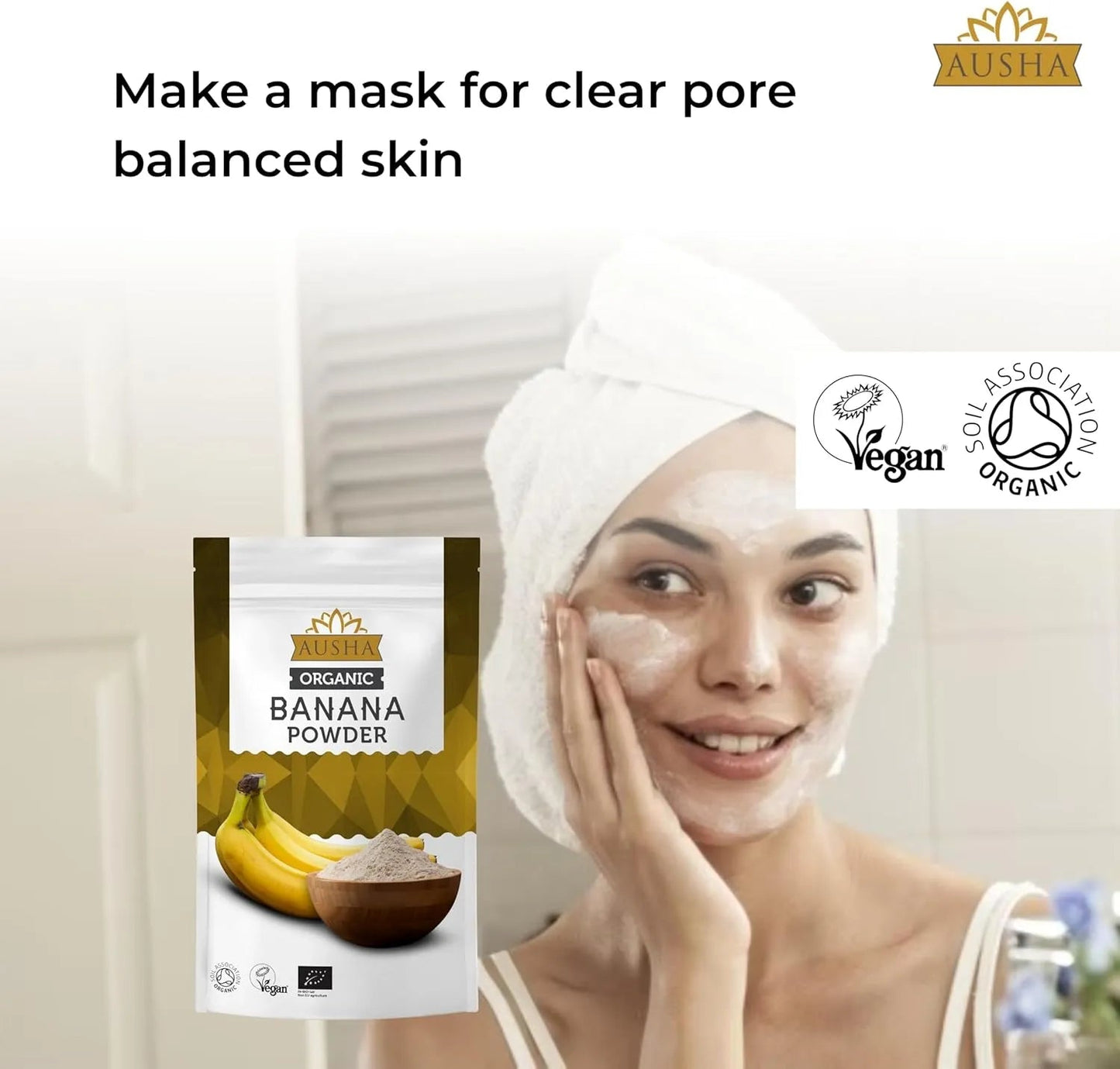 Organic Banana Powder 250g - Ausha - Herbs & Spices - Ausha