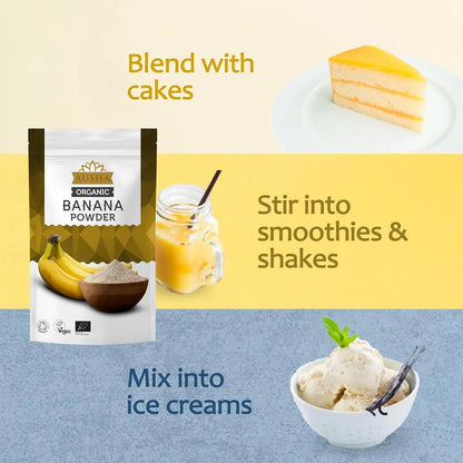 Organic Banana Powder 250g - Ausha - Herbs & Spices - Ausha