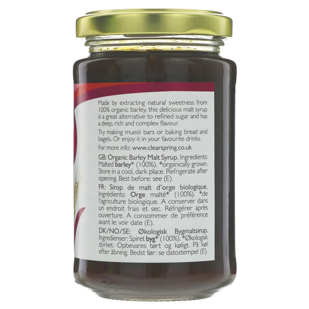 Organic Barley Malt Syrup 300g - Clearspring - Malt syrup - Eco Natural Products