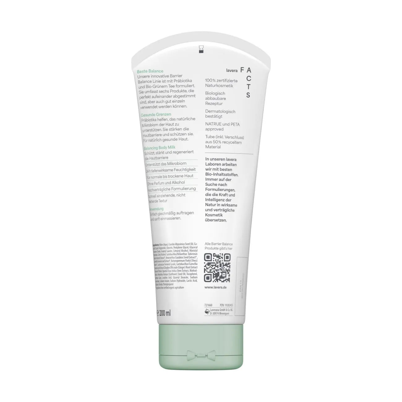 Organic Barrier Balance Body Lotion 200ml - Lavera - Lotions & Moisturizers - Lavera