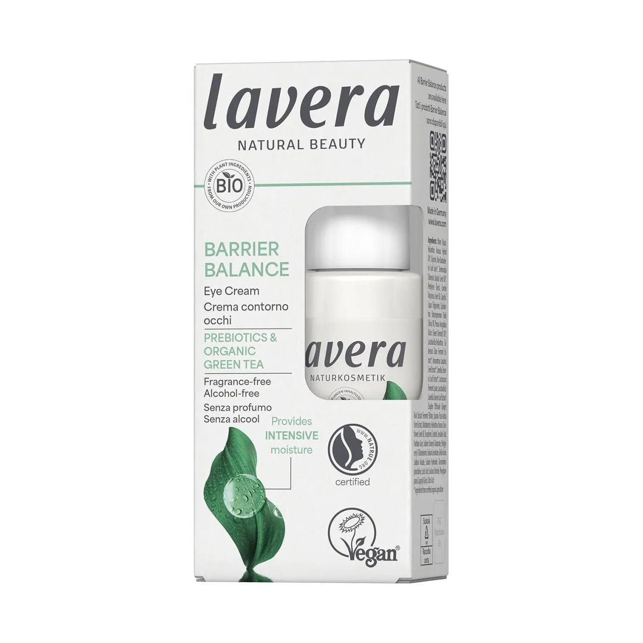 Organic Barrier Balance Eye Cream 15ml - Lavera - Eye Creams - Lavera