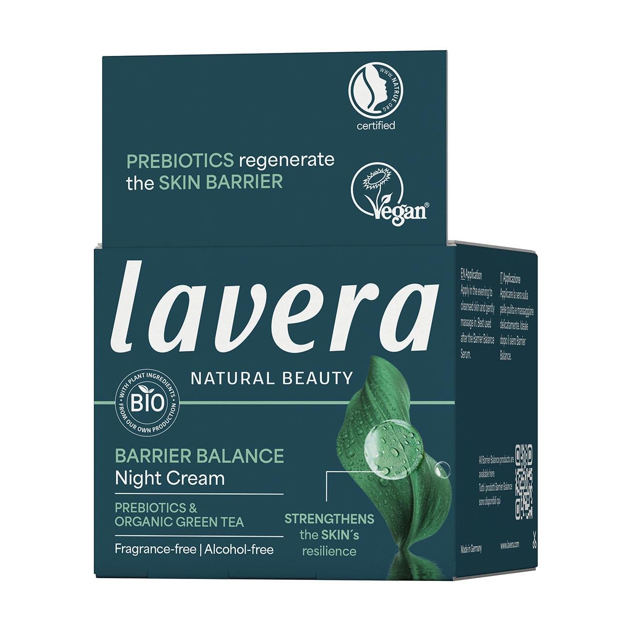 Organic Barrier Balance Night Cream 50ml - Lavera - Lavera