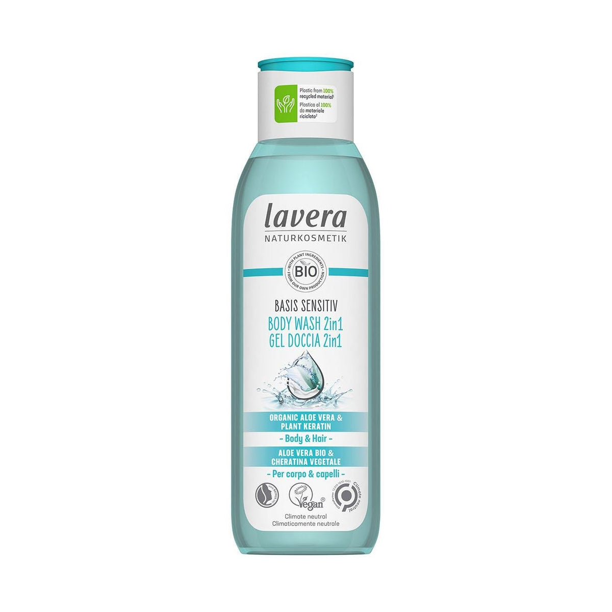 Organic Basic Sensitiv Body Wash 2 In 1 250ml - Lavera - Body wash - Eco Natural Products