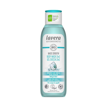 Organic Basic Sensitiv Body Wash 2 In 1 250ml - Lavera - Body wash - Eco Natural Products