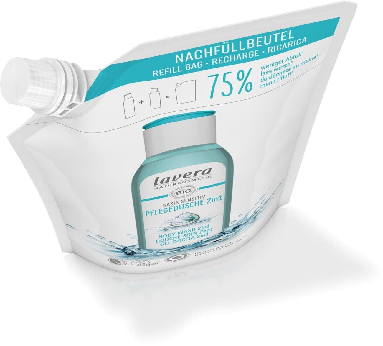 Organic Basic Sensitiv Body Wash 2 In 1 Refill 500ml - Lavera - Body wash - Eco Natural Products