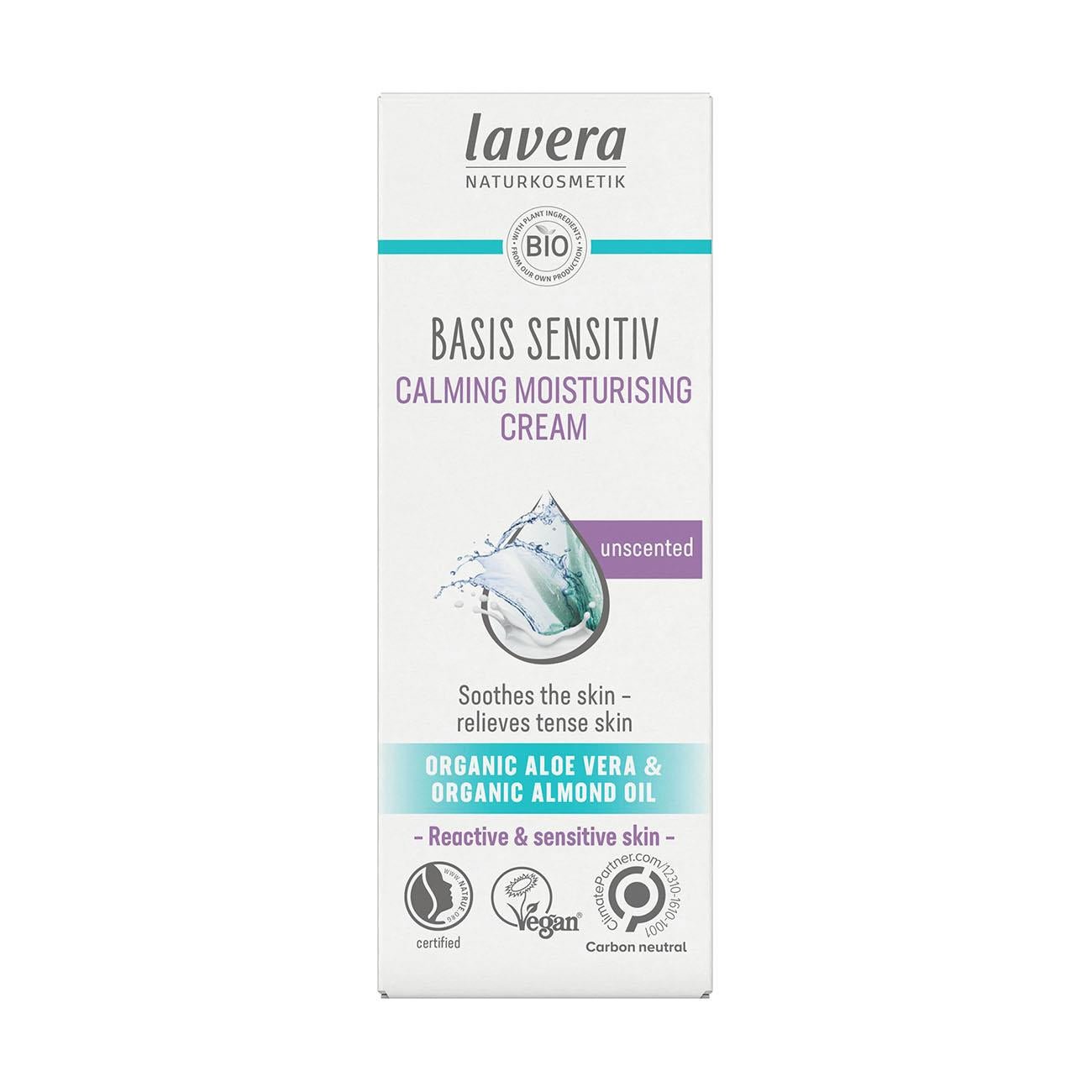 Organic Basic Sensitiv Calming Moisturising Cream 50ml - Lavera - Moisturising cream - Eco Natural Products