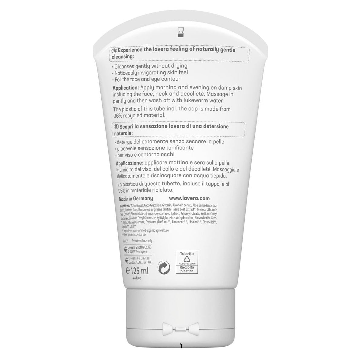 Organic Basic Sensitiv Cleansing Gel 125ml - Lavera - Cleansing gel - Eco Natural Products