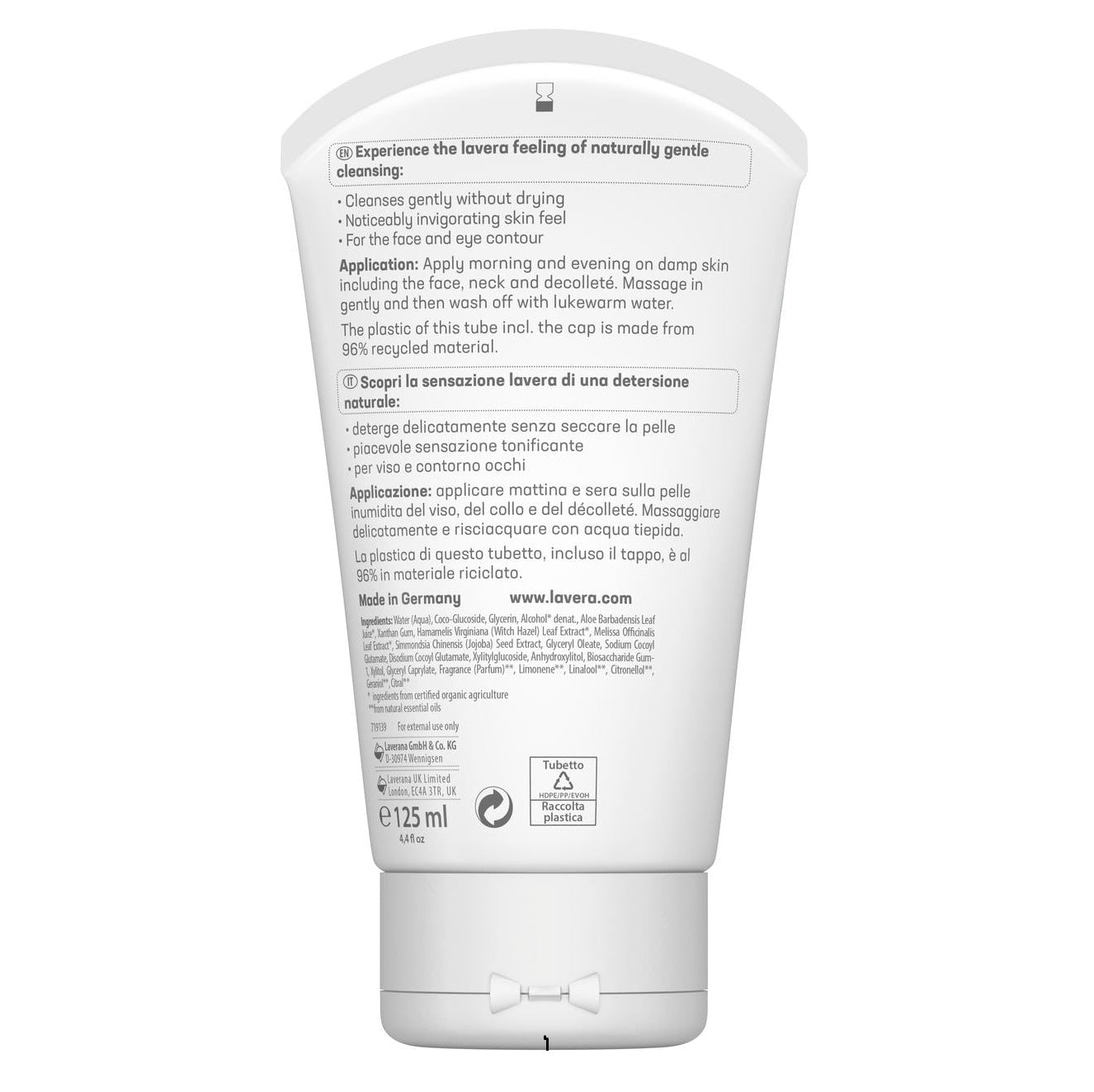 Organic Basic Sensitiv Cleansing Gel 125ml - Lavera - Cleansing gel - Eco Natural Products