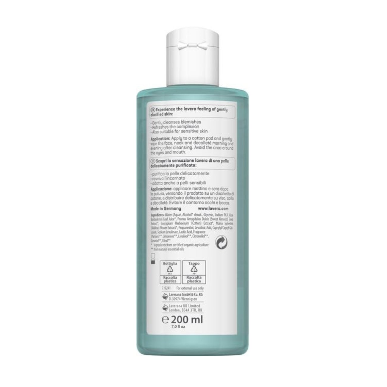 Organic Basic Sensitiv Gentle Facial Toner 200ml - Lavera - Facial toner - Eco Natural Products